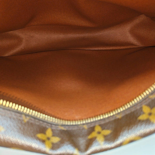 VINTAGE TROCADERO 30 Monogram Coated Canvas Brown
