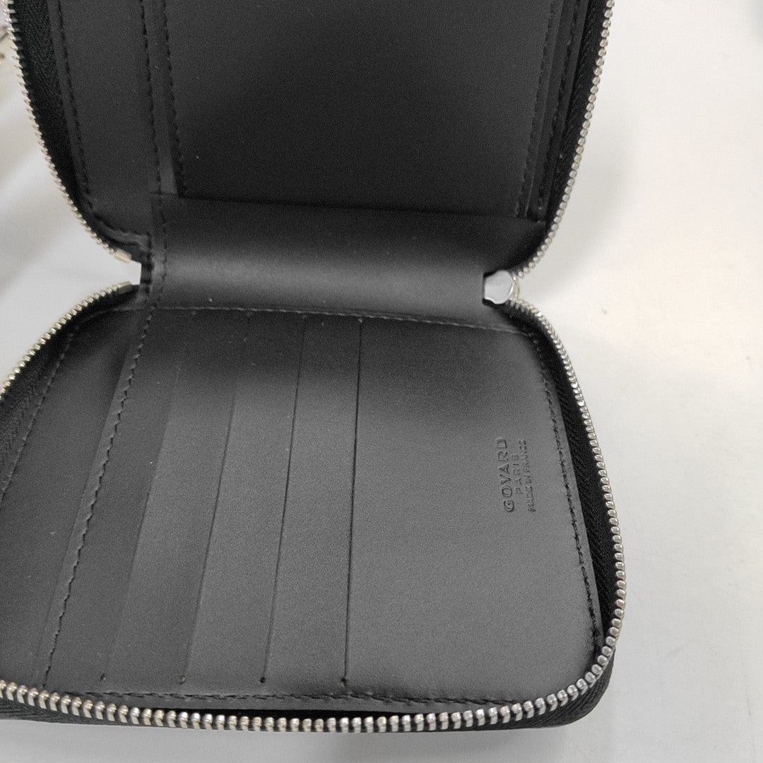 Saint-Marc Coated Canvas Black Wallet