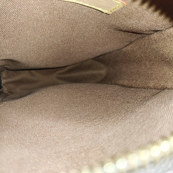 GANGE Monogram Coated Canvas Brown