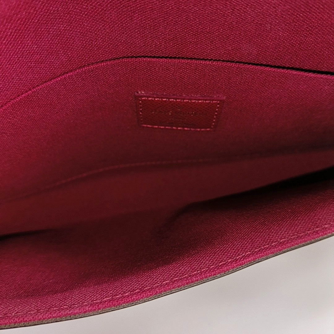 FÉLICIE Monogram Coated Canvas Brown