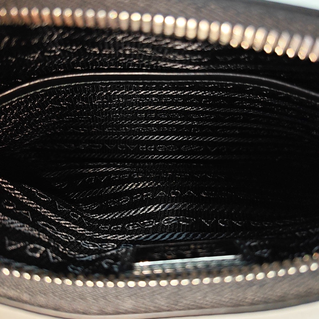 Patent Leather Shoulder Bag Silver