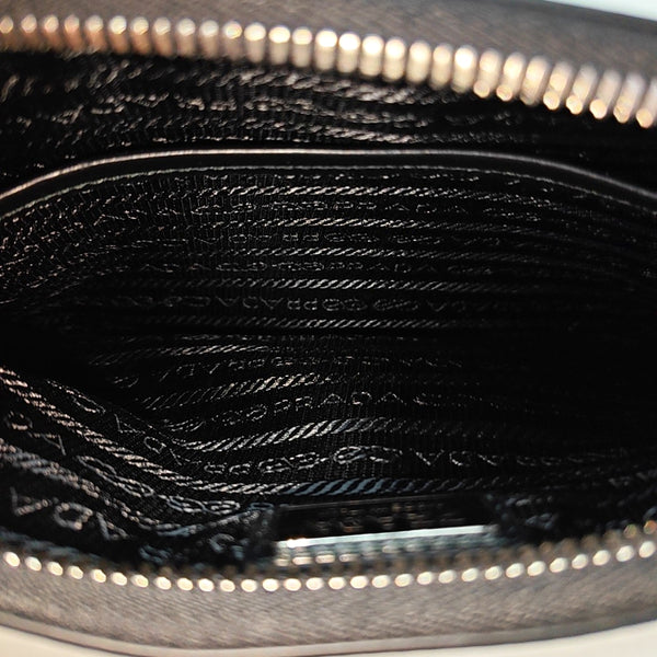 Patent Leather Shoulder Bag Silver