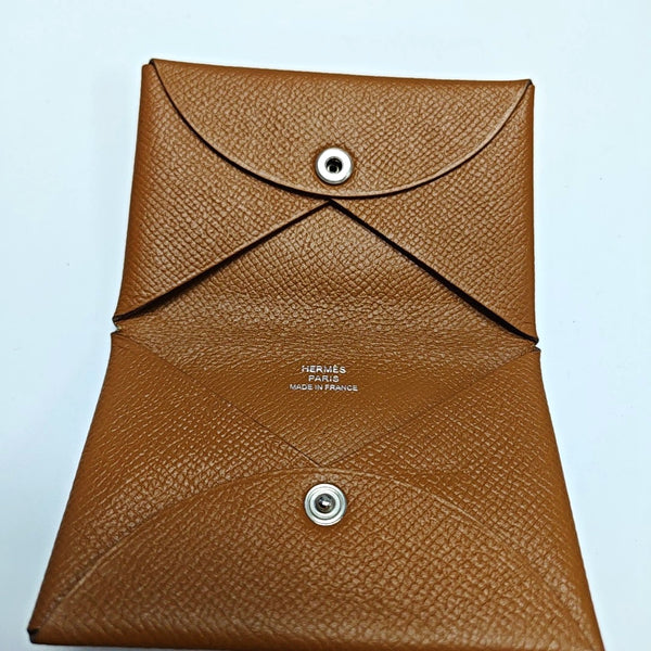 Calvi Epsom Brown Card Holder