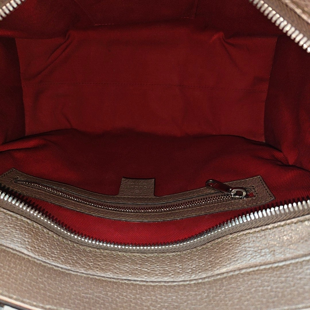 Monogram Coated Canvas Tote Bag Beige