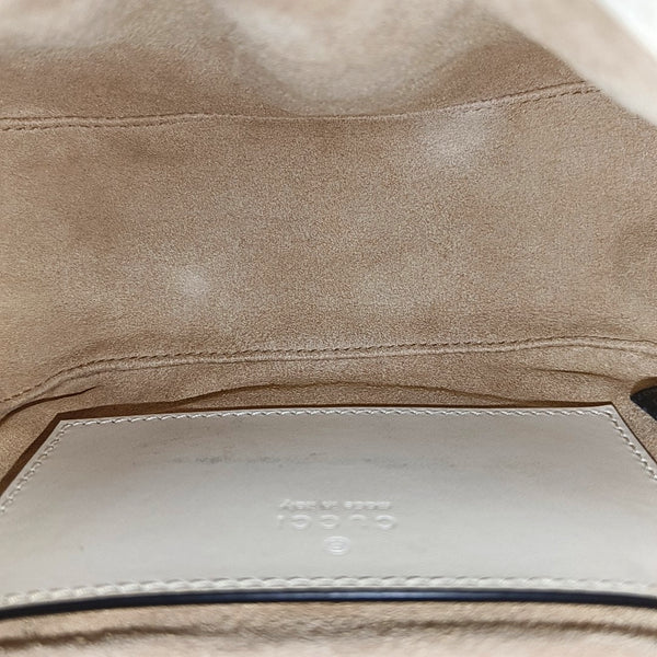 GG Marmont Mini Quilted Calfskin White