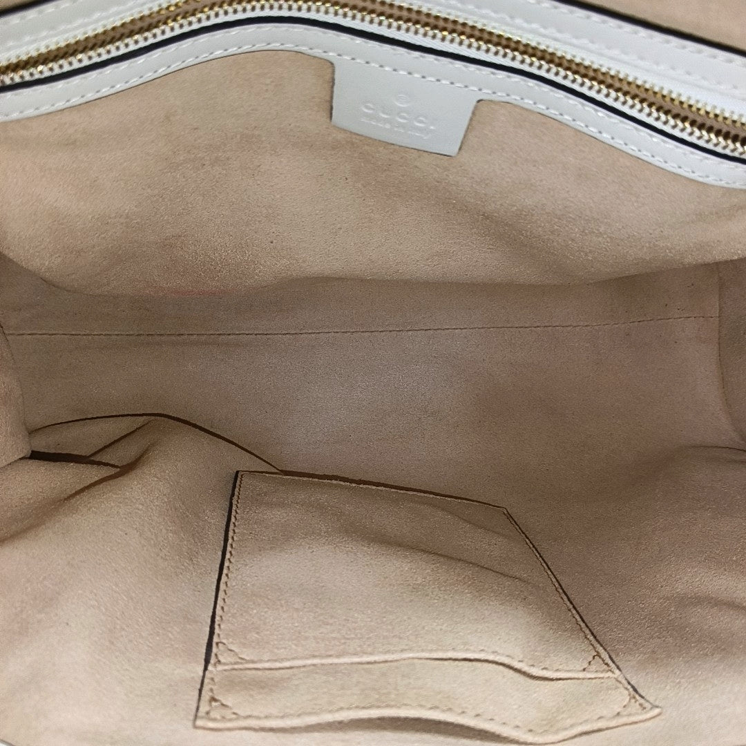 Padlock Medium Monogram Coated Canvas Beige