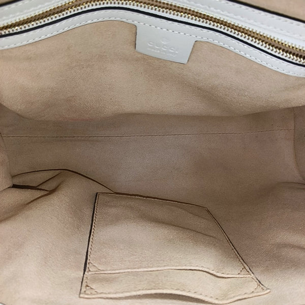 Padlock Medium Monogram Coated Canvas Beige