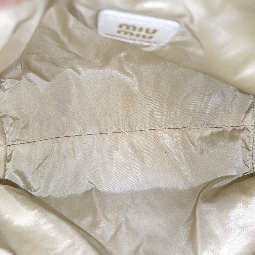 Canvas Top Handle Bag White