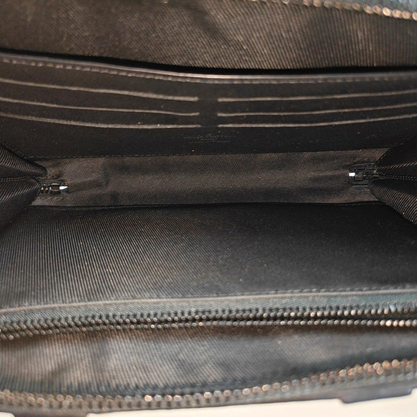 WALLET TRUNK Monogram Coated Canvas Gray