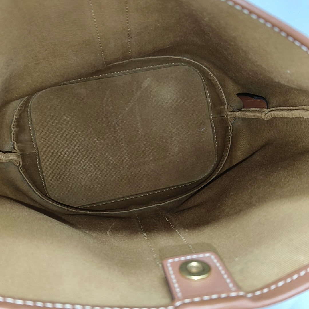 TRIOMPHE CANVAS Small Coated Canvas Brown
