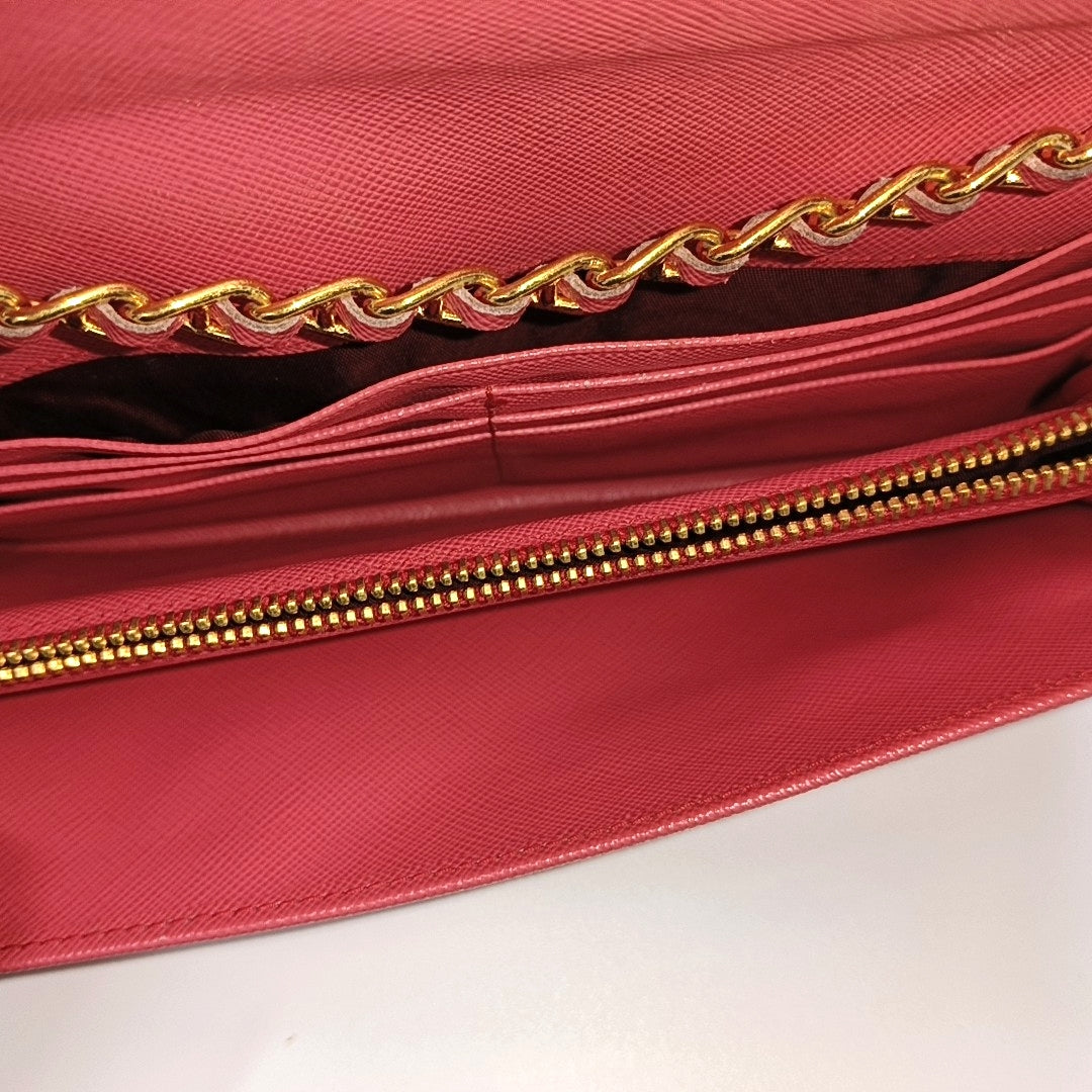 Calfskin Shoulder Bag Pink
