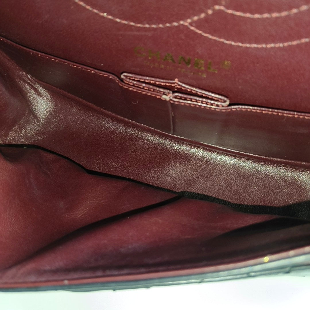 2.55 225 Quilted Calfskin Black