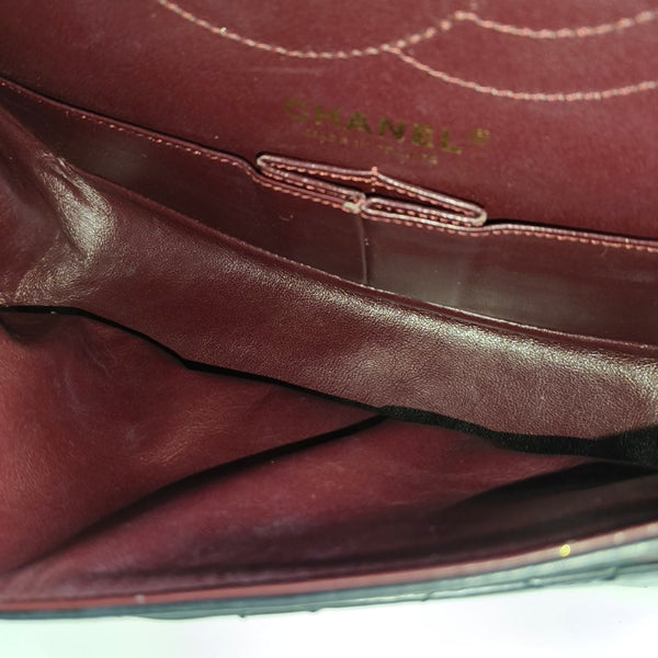 2.55 225 Quilted Calfskin Black