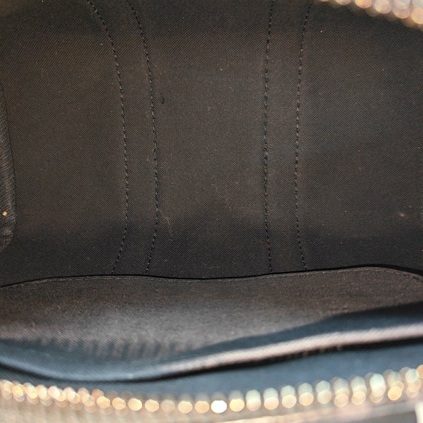 KEEPALL 25 Monogram Coated Canvas Black