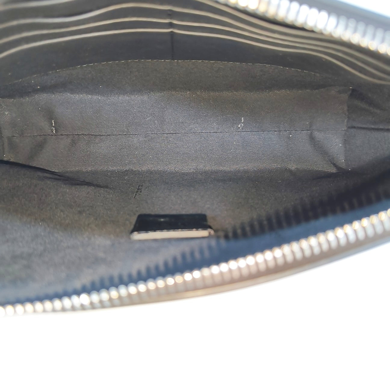 Calfskin Clutch Medium Black