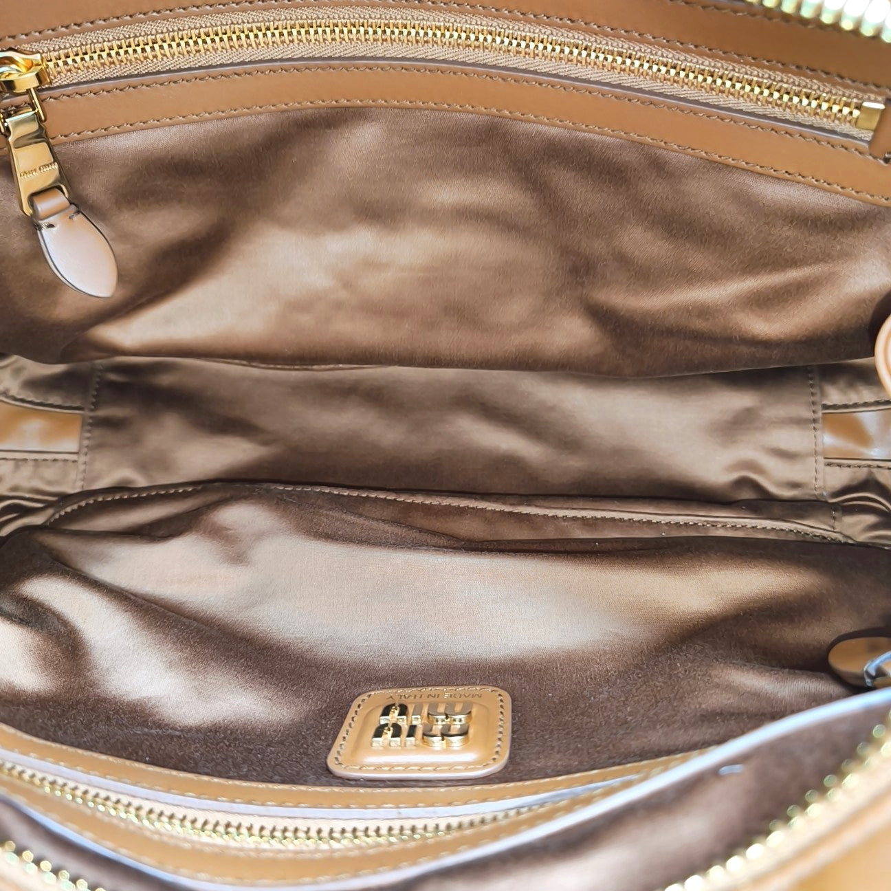 Beau Large Calfskin Brown