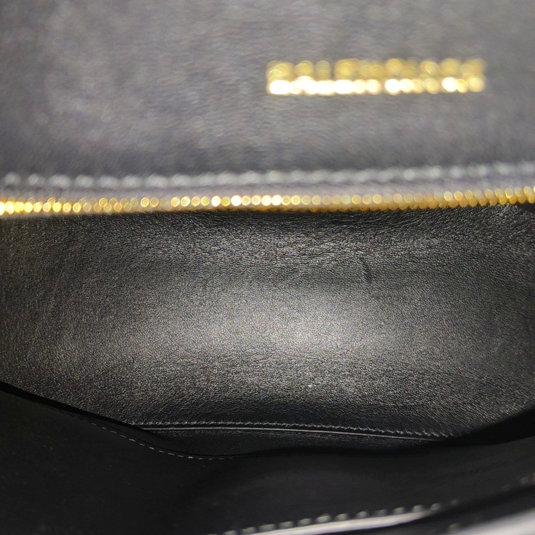 Downtown Small Calfskin Black