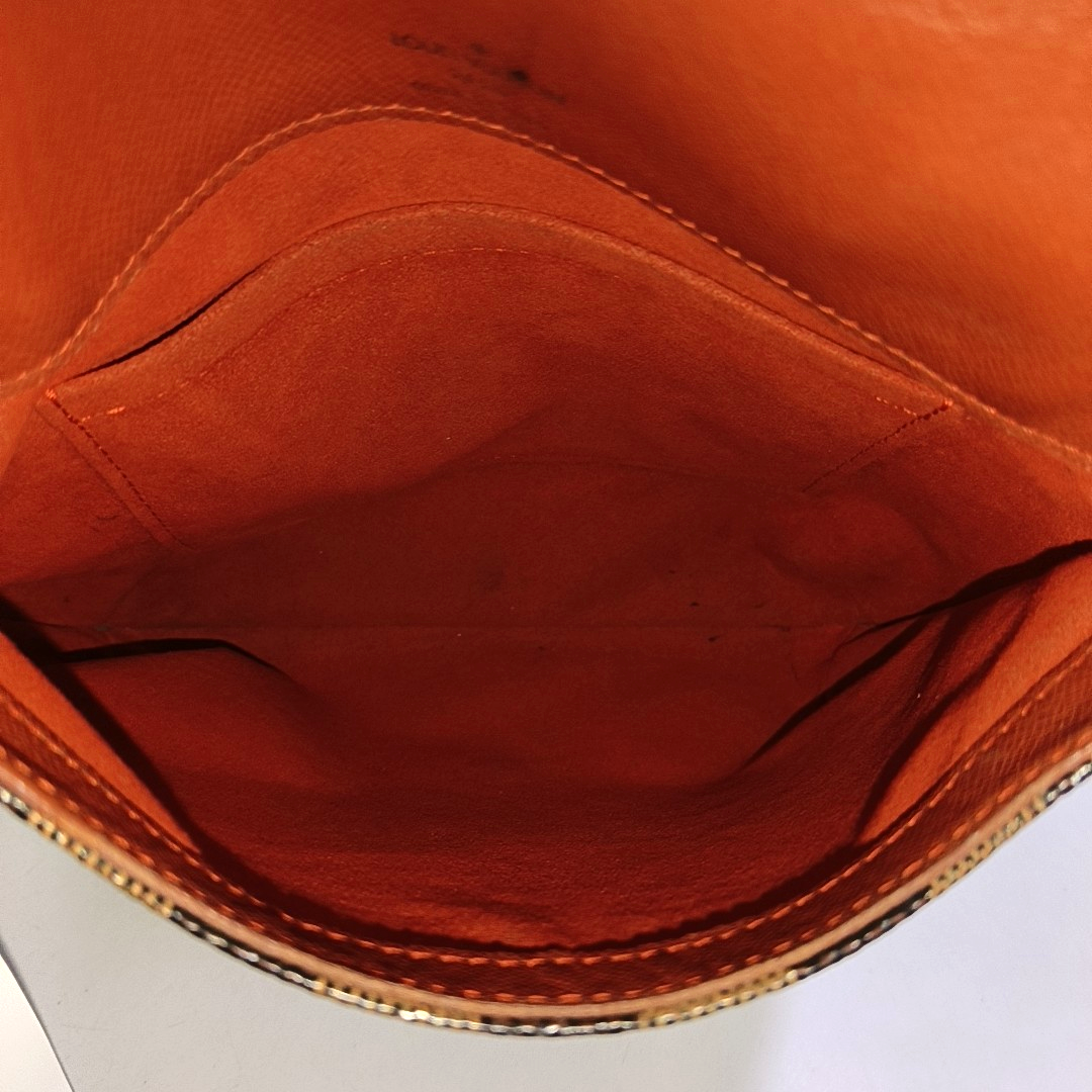 Authenticated pre-owned  MUSETTE TANGO Damier Ebene Coated Canvas Brown - Crossbody Bag at Looply