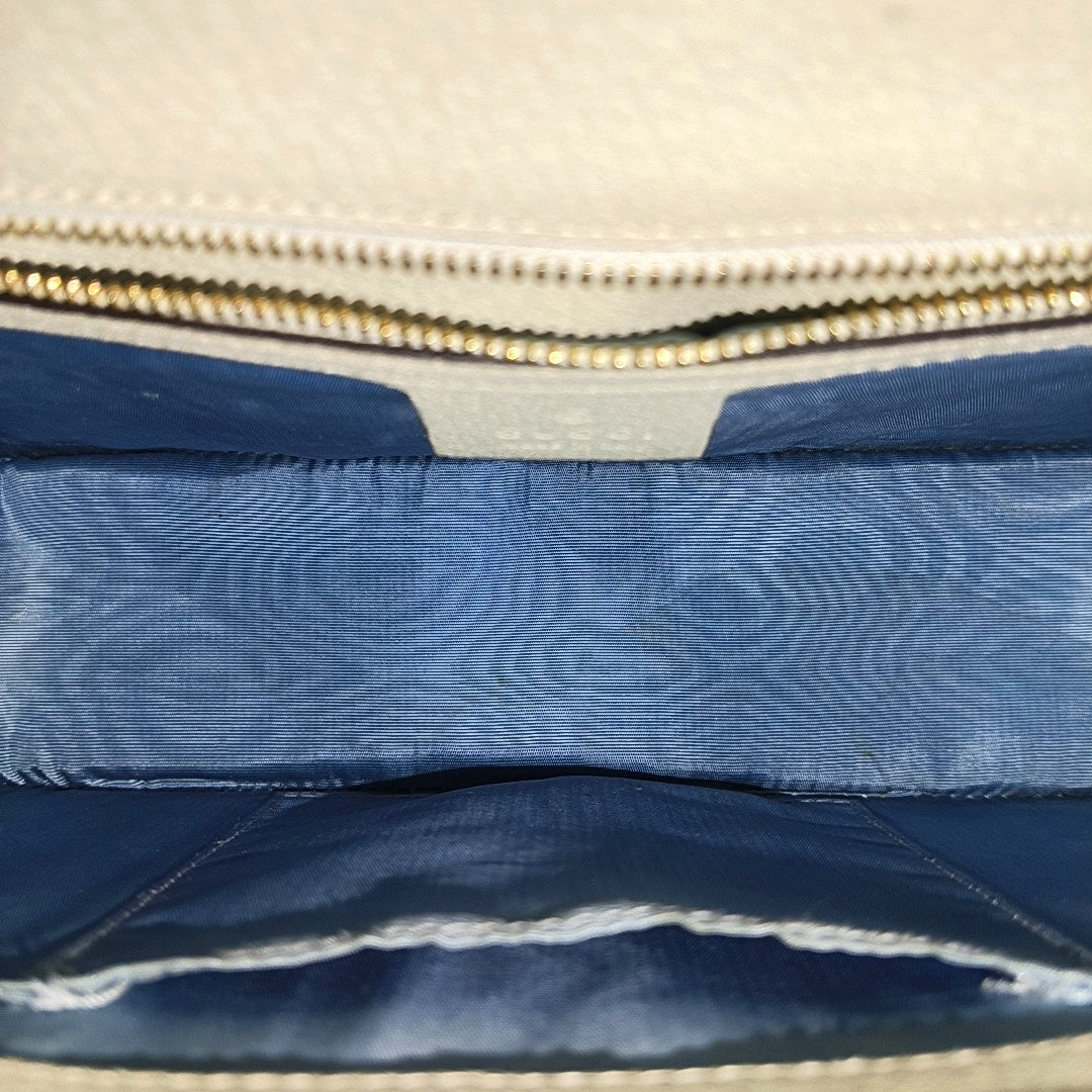 Sylvie Small Calfskin White