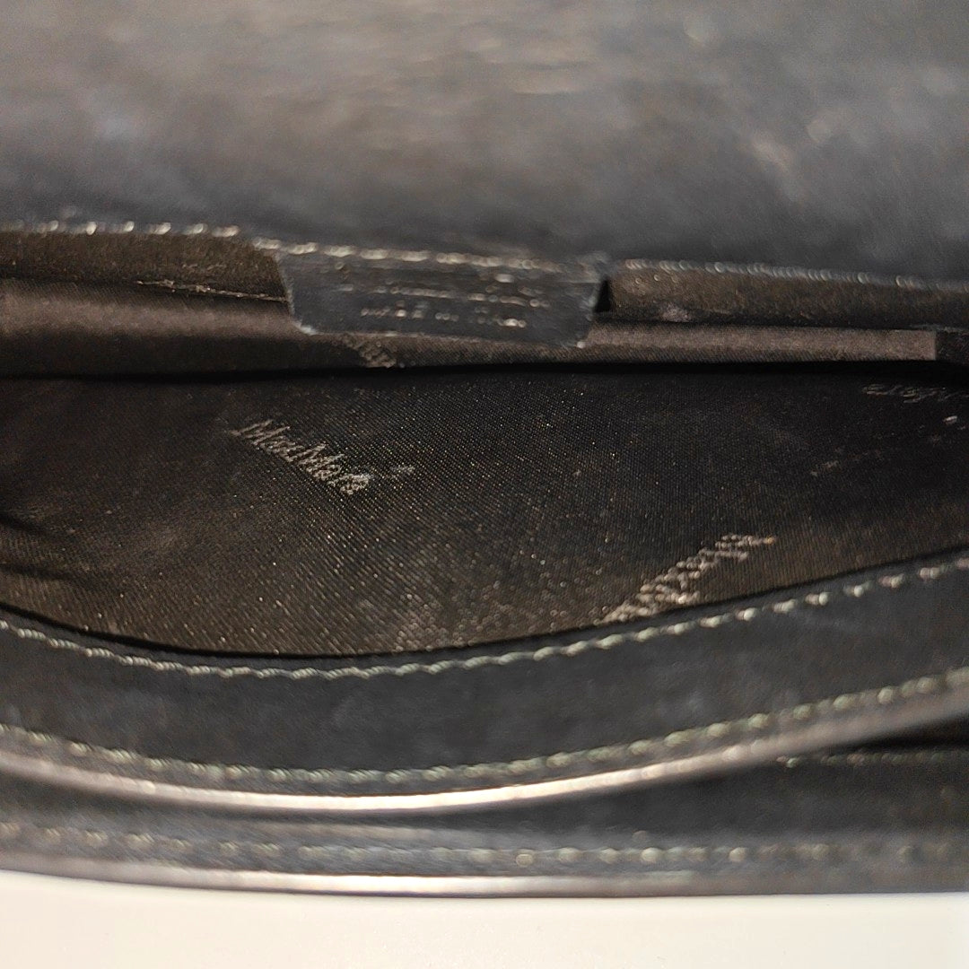 Calfskin Shoulder Bag Black