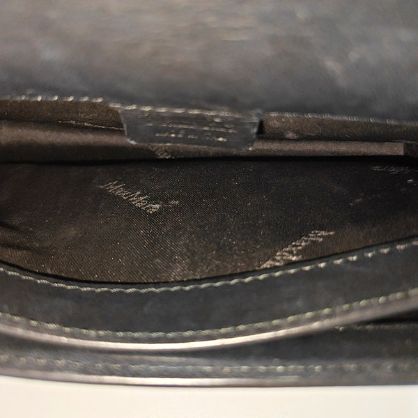 Calfskin Shoulder Bag Black