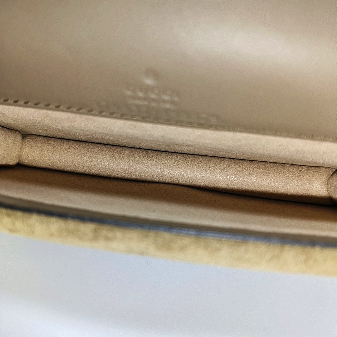 Dionysus Super Mini Monogram Coated Canvas Beige