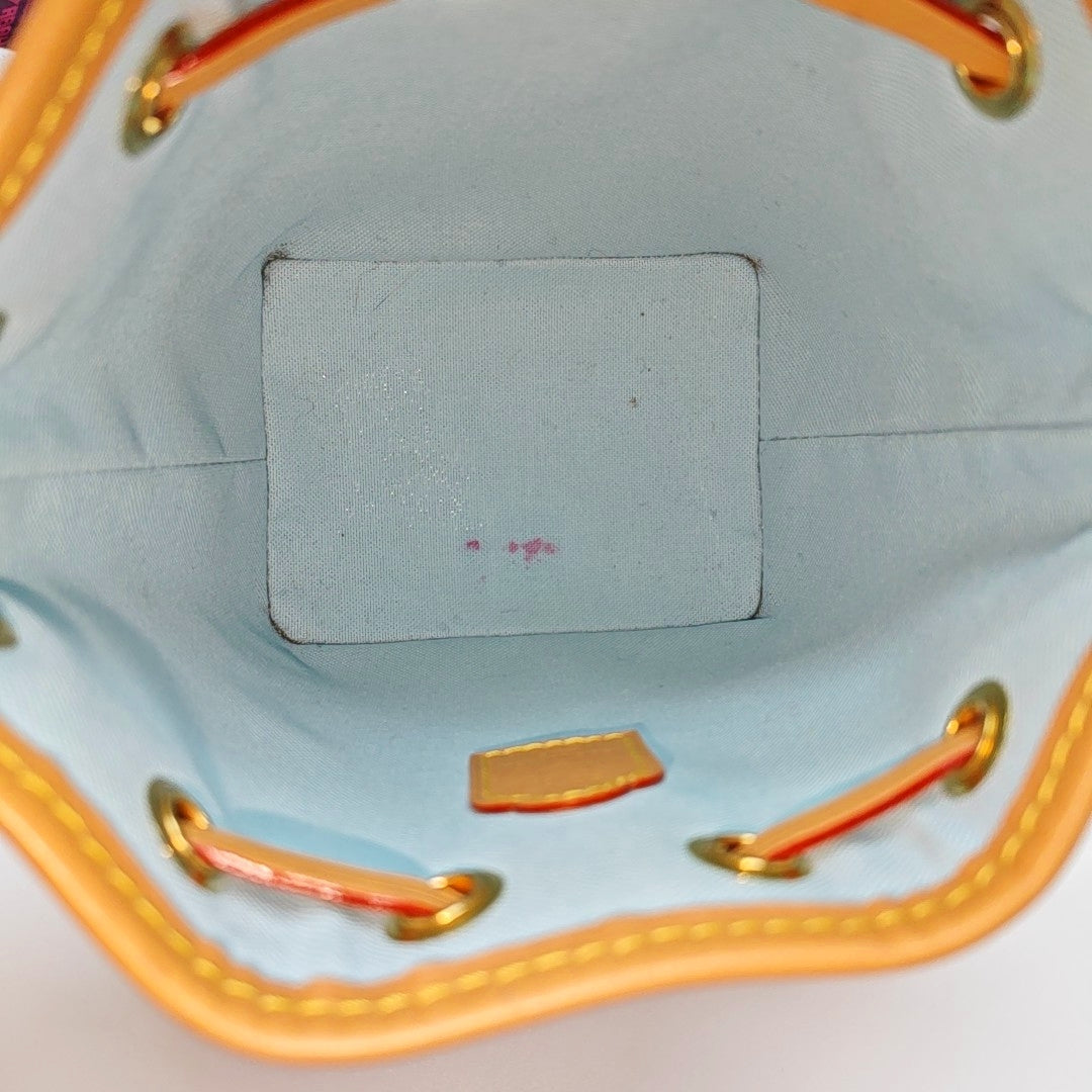 NOÉ Super Mini Monogram Coated Canvas Brown