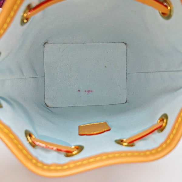 NOÉ Super Mini Monogram Coated Canvas Brown
