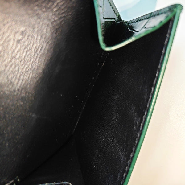 Cash Calfskin Green Wallet