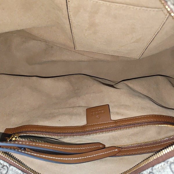 Monogram Coated Canvas Shoulder Bag Black