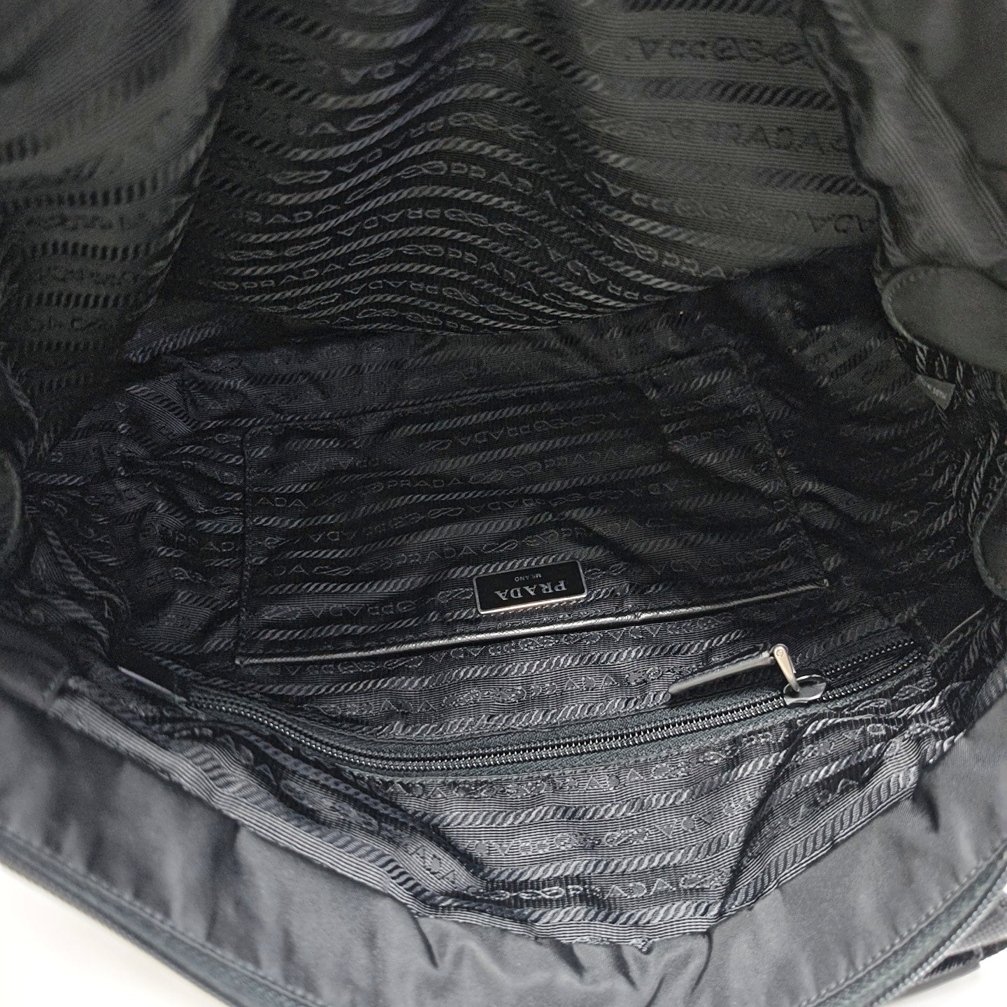 Nylon Tote Bag Black