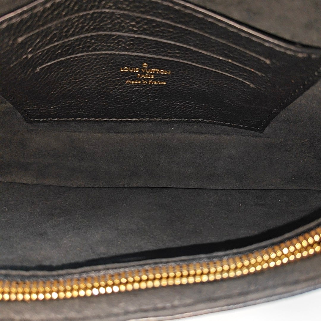 IVY Monogram Calfskin Black