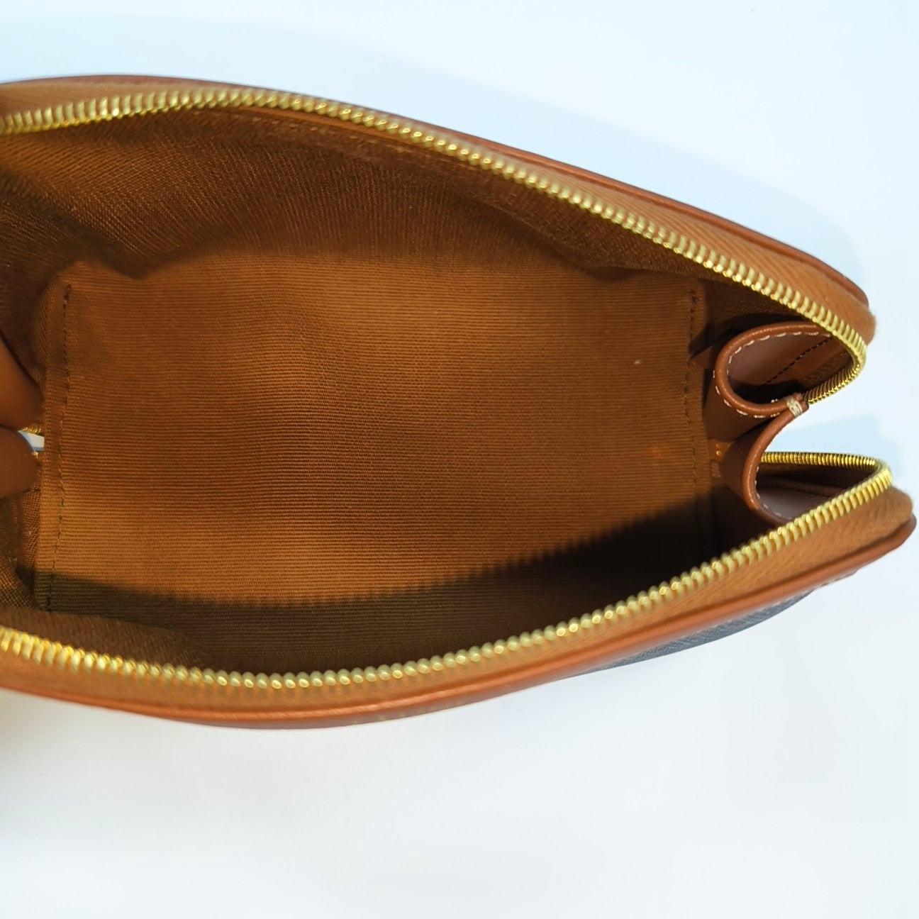 TRIOMPHE CANVAS Mini Coated Canvas Brown