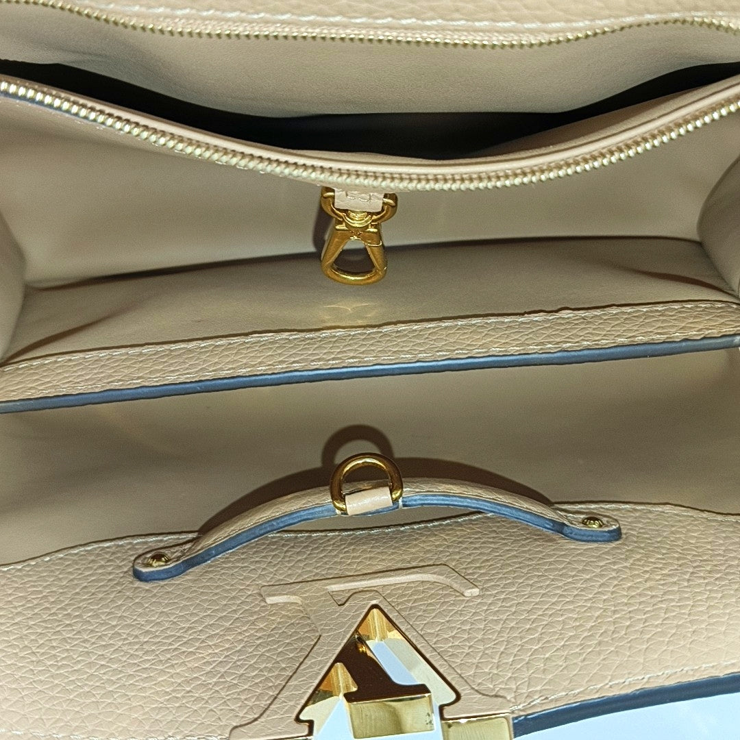 CAPUCINES Calfskin Beige