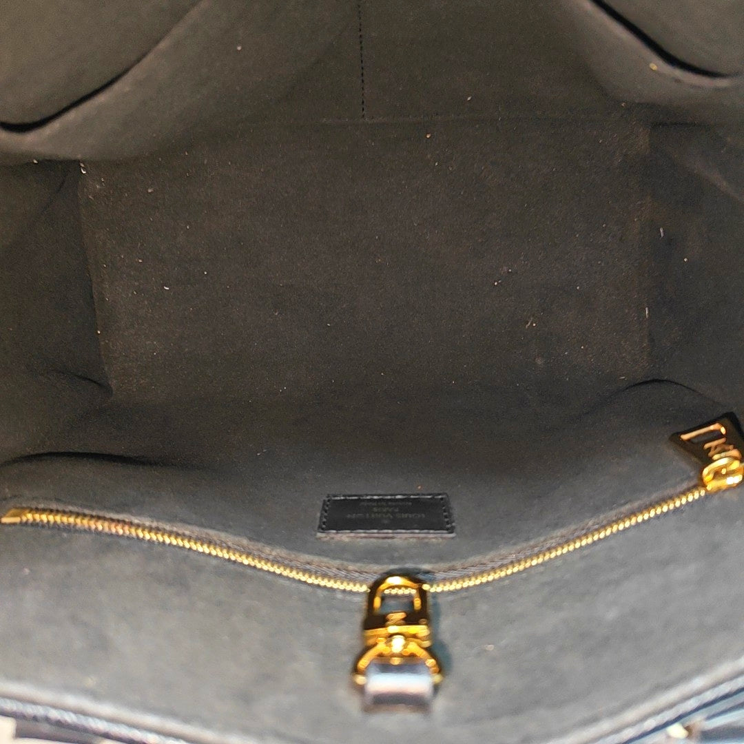ONTHEGO PM Monogram Calfskin Black