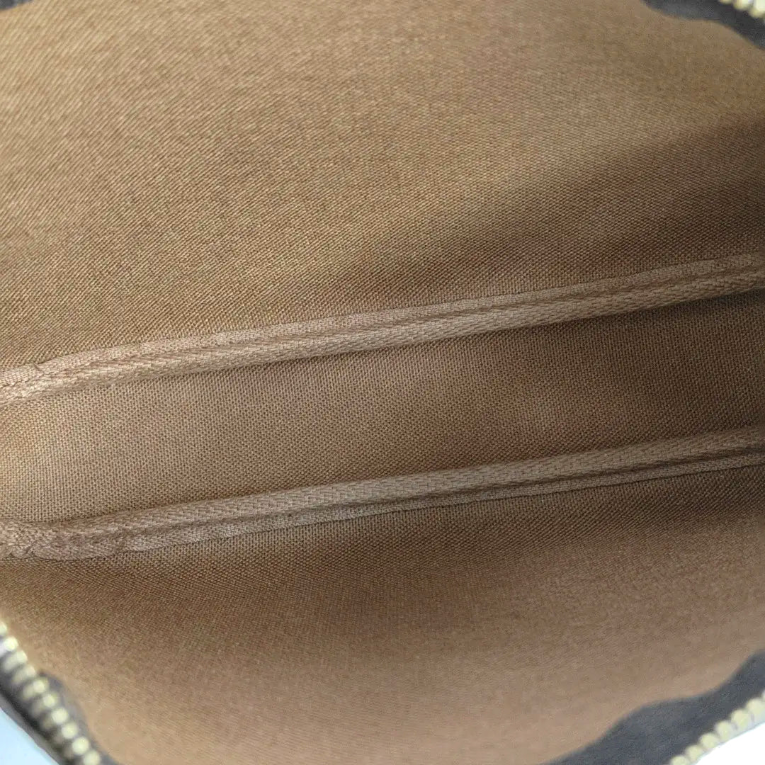 ACCESSOIRES Monogram Coated Canvas Brown