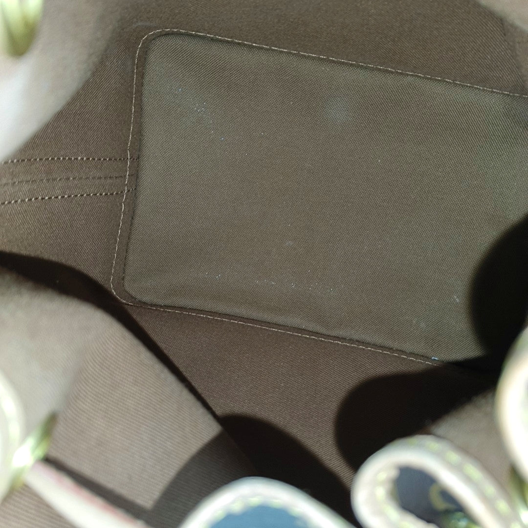 NOÉ BB Monogram Coated Canvas Brown