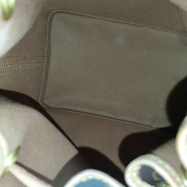 NOÉ BB Monogram Coated Canvas Brown