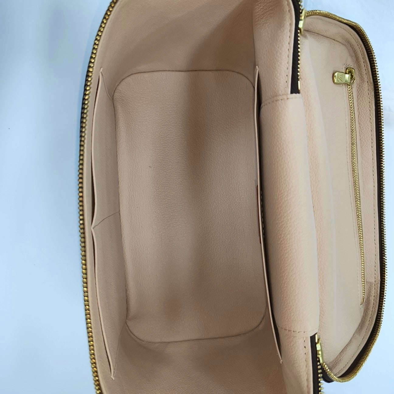 NICE BB Monogram Coated Canvas Brown