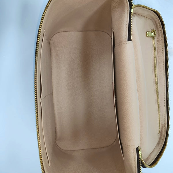 NICE BB Monogram Coated Canvas Brown