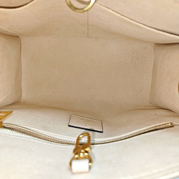 ONTHEGO PM Monogram Calfskin Beige