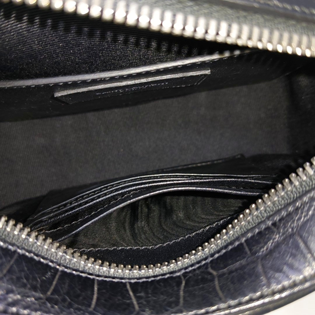 Calfskin Shoulder Bag Black