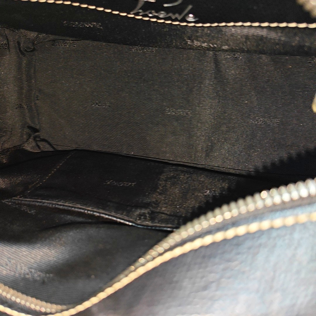 Calfskin Top Handle Bag Black