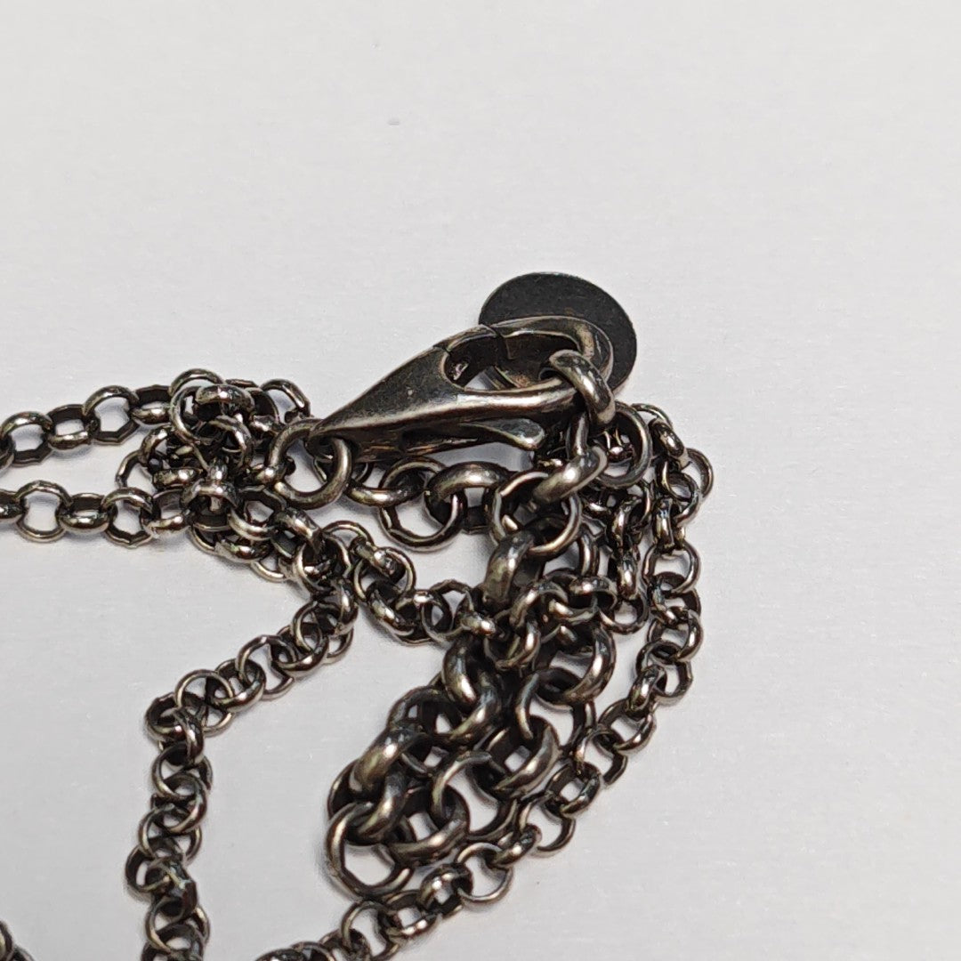Interlocking G 925 Sterling Silver Necklace