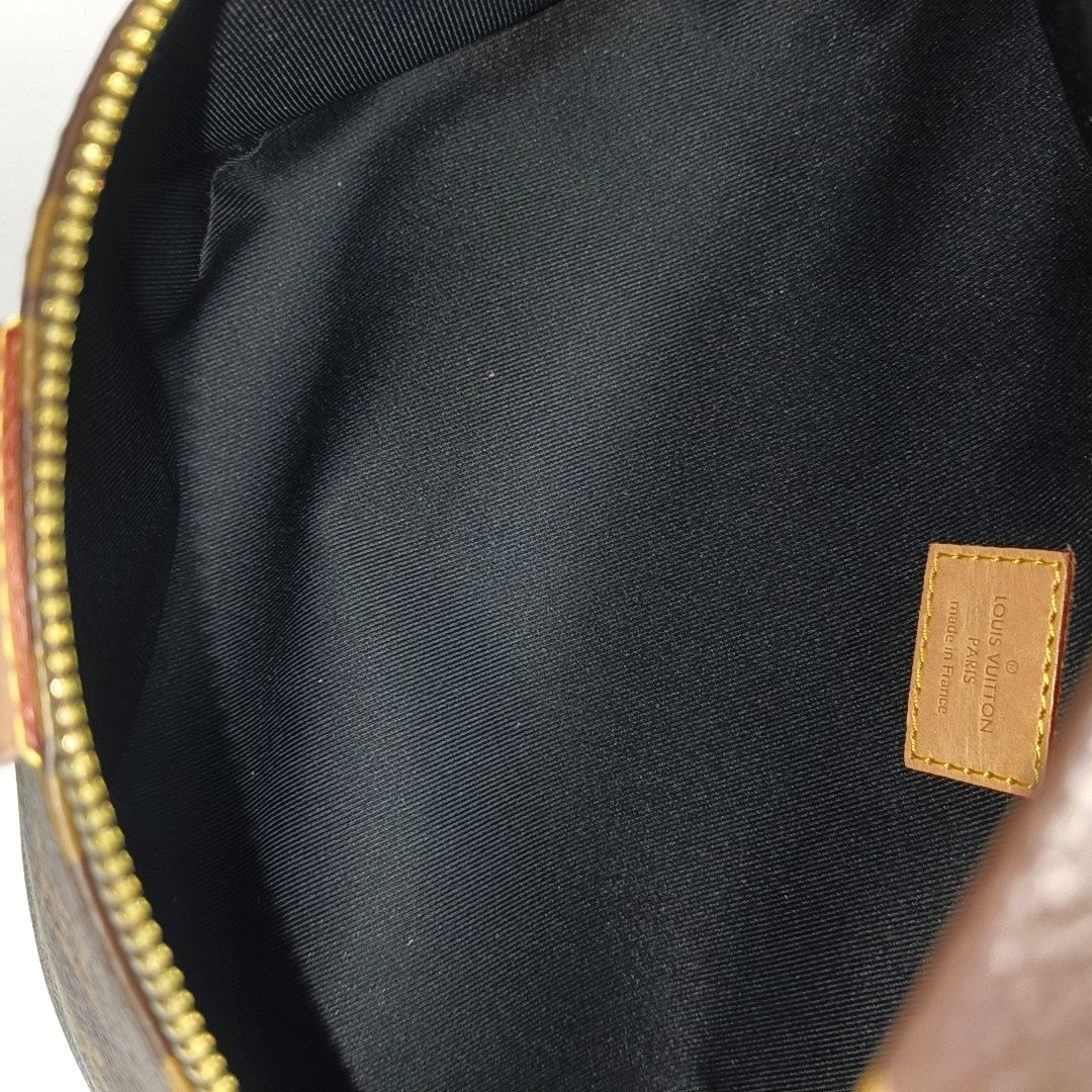 BUMBAG Monogram Coated Canvas Brown