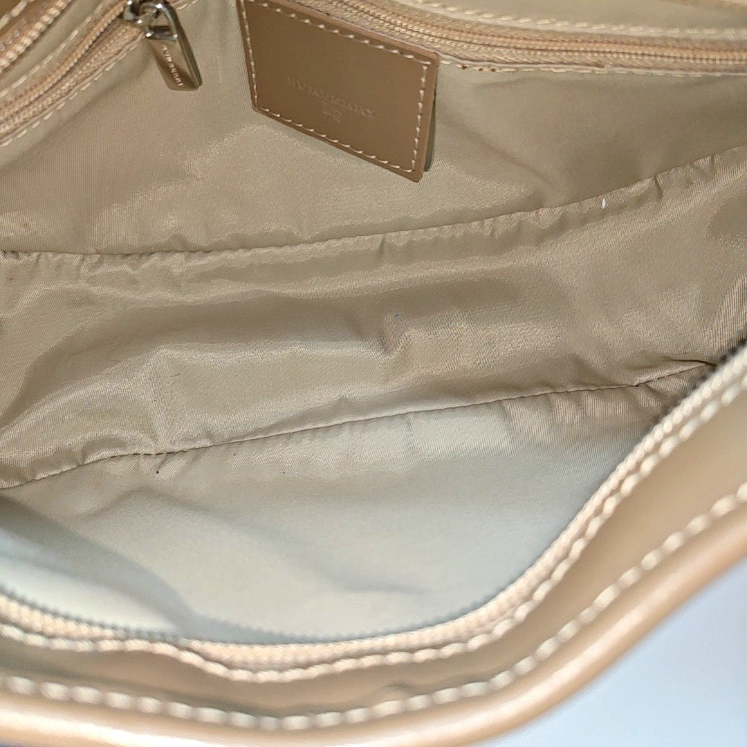 Coated Canvas Top Handle Bag Pink