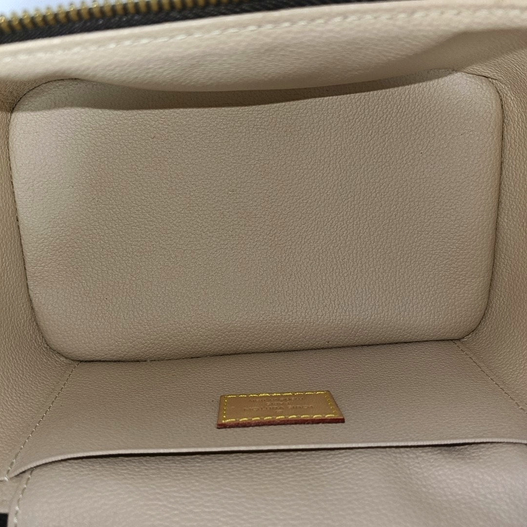 NICE Mini Monogram Coated Canvas Brown