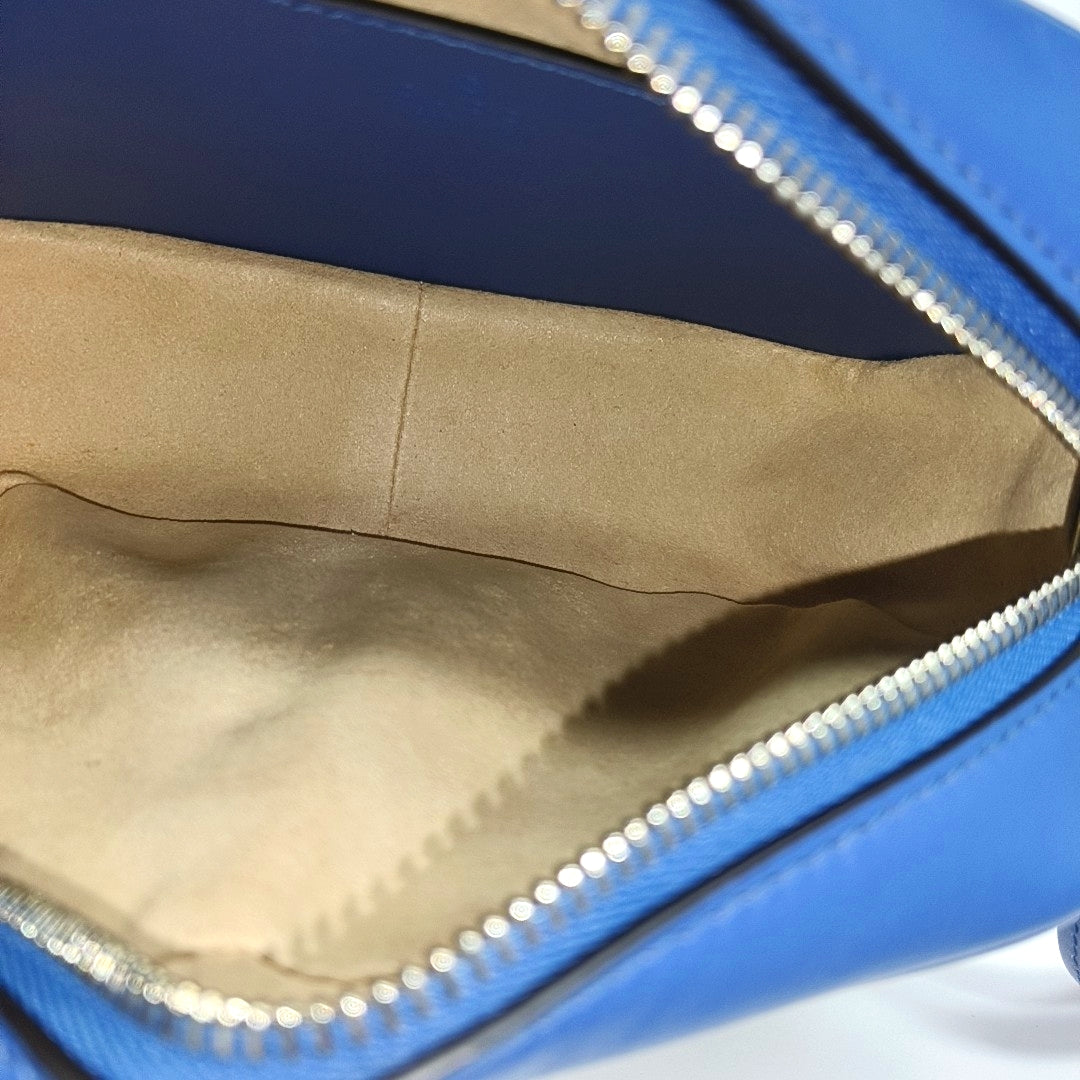 GG Marmont Mini Quilted Calfskin Blue
