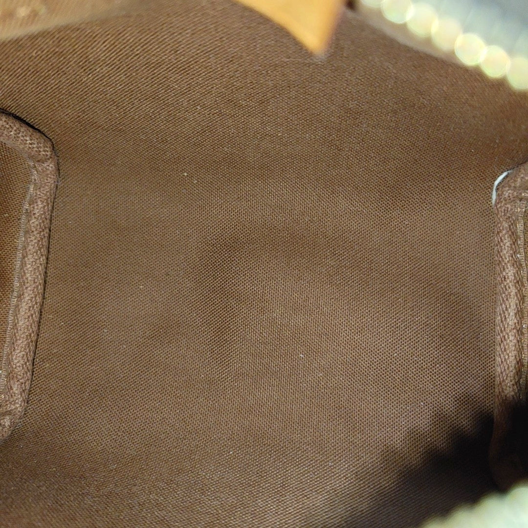SPEEDY Nano Monogram Coated Canvas Brown