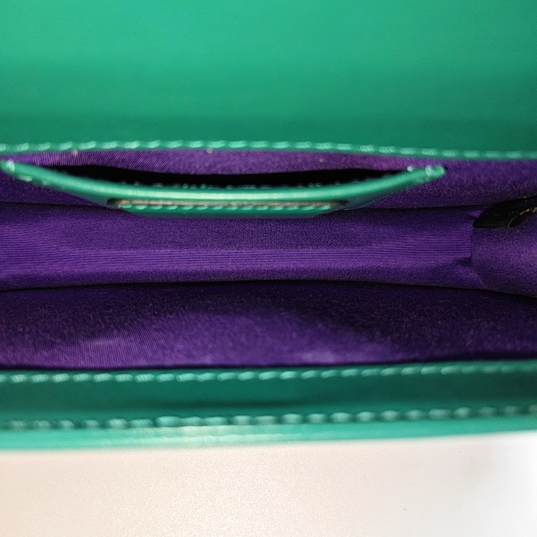 SERPENTI FOREVER Small Calfskin Green